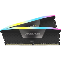 CORSAIR VENGEANCE RGB DDR5 RAM 32GB (2x16GB) 5600MHz CL36 Intel XMP iCUE Compatible Computer Memory - Black